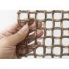 Buy cheap 52% Opening Area Architectural Metal Mesh Gold Color Decorative Wire Screen from wholesalers