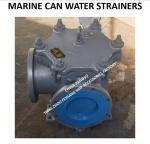 Marine Can Water Strainer 5K-200A S-TYPE JIS F7121-1996 Flange Cast Iron Can