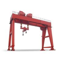 Buy cheap IP55 50 Ton Rail Mounted Double Girder Gantry Crane For Material Handling product