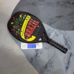 Carbon Fiber Padel Brasil Beach Tennis Rackets Paddle Soft EVA Face Raqueta With