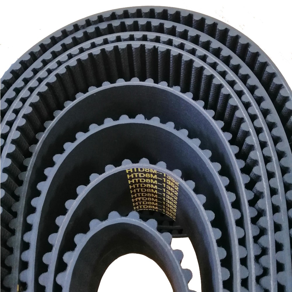 Construction Works Powder Mill Poly Timing Belt with Standard Specifications