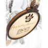 Buy cheap Personalized Dog Cat Pet Memorial Ornament Baltic Birch Wood Layered from wholesalers