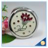 Buy cheap Shinny Gifts Customized Flower Design Round Shape Portable Pocket Mirror from wholesalers