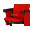 Buy cheap Fabric Seat Molded Foam Commercial Theater Seating Chairs Tip Up Armrest from wholesalers