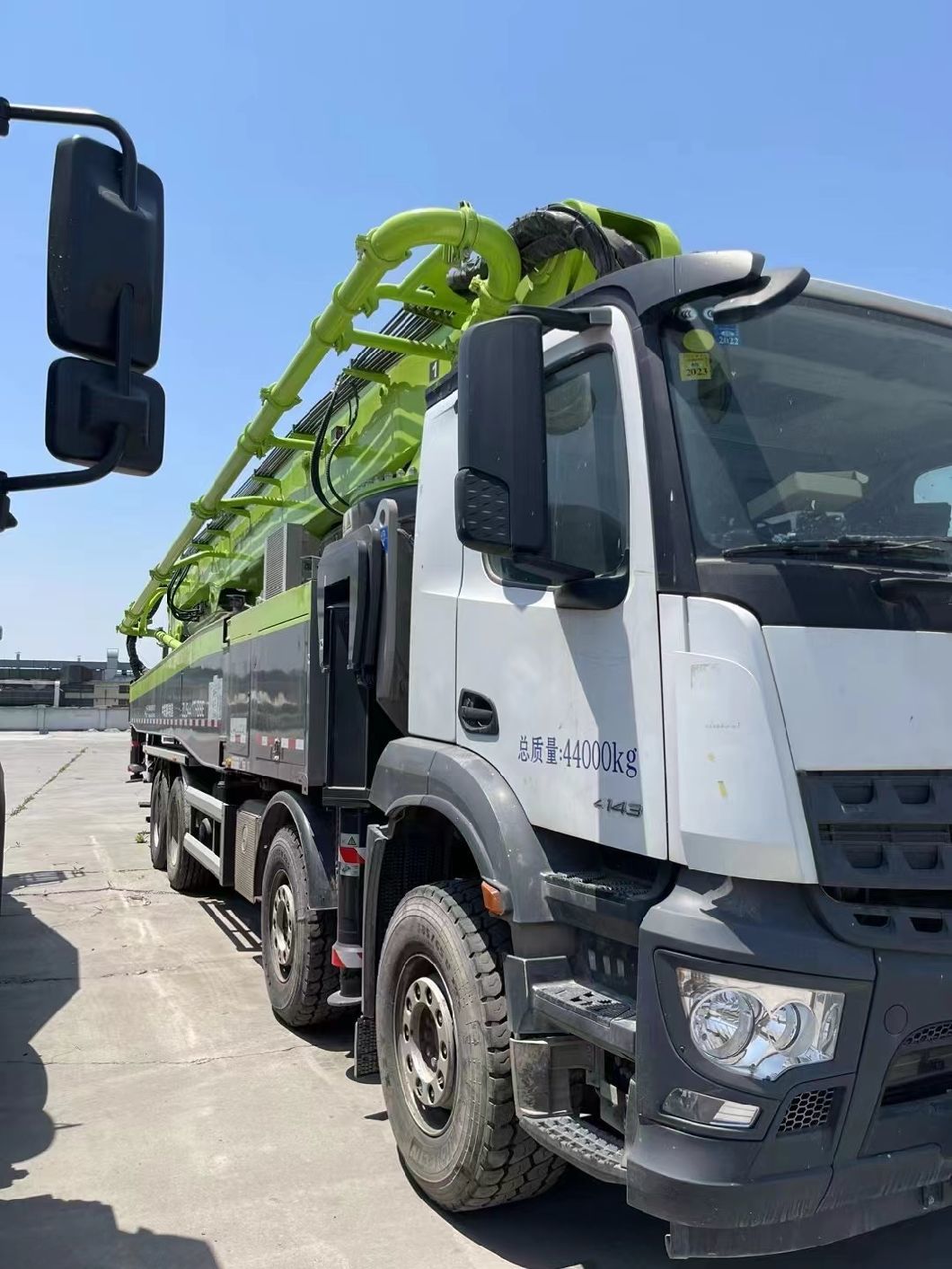 2021 Zoomlion 62m Concrete Pump Truck Pump Mobile Pump on Mercedes-Benz Truck for Sale at Good Original Condition with Low Price