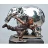Buy cheap Modern Outdoor Metal Figure Sculpture , Stainless Steel Animal Sculpture from wholesalers