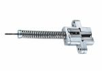 4 Mounting Holes Invisible Cabinet Hinges Stainless Steel Self Closing Spring