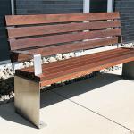 EN840 Certificate Cast Iron And Wood Garden Bench