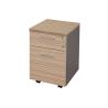 Buy cheap 3 Drawer Short Filing Cabinet , File Cabinet Furniture Panel Wood Style from wholesalers