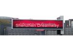 IP65 P20 Unipole Outdoor Street LED Billboard with Steel Cabinet , Video LED