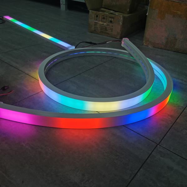 Buy cheap China Factory square 12v 24v Led Neon Flexible Strip Led Neon Flex luces navideas lichterkette neon tube 40mm from wholesalers