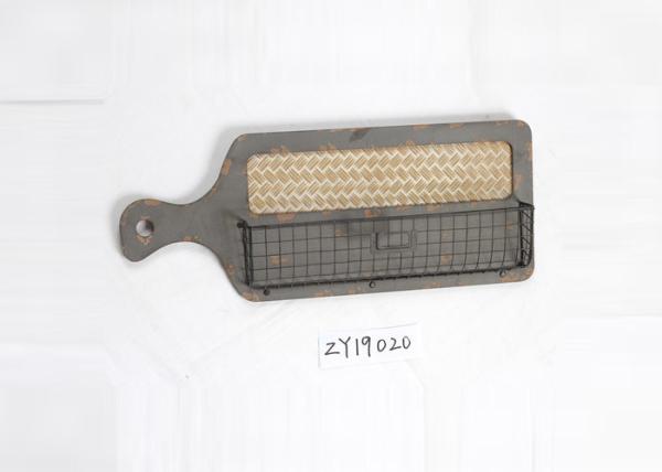 Buy cheap Kitchen Food Iron Wire Vintage Wall Wooden Crate Basket from wholesalers