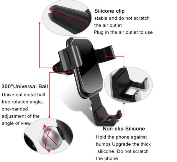 Buy cheap Silicone Clip Universal Car Mount Holder Tempered Glass Panel Anti Fingerprint from wholesalers