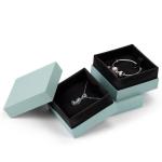 Custom Jewelry Gift Boxes Packaging Portable Gold Stamping Paper Jewelry Boxes