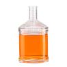 Buy cheap High Weight Square Clear Empty Glass Bottles for Liquor 250ml 500ml Extra Flint Embossed from wholesalers
