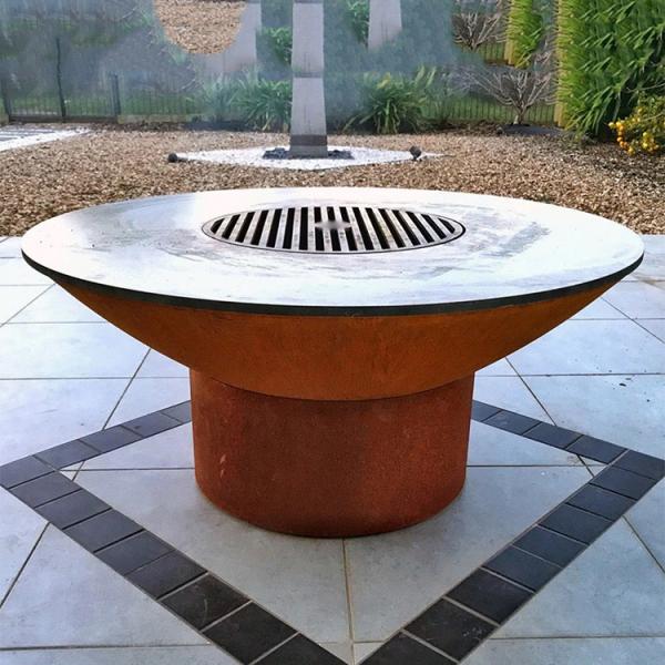 Buy cheap Large Size 3mm Thick Outdoor Cooking Grills With Circle Plancha from wholesalers