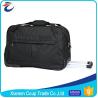 Buy cheap Custom Printed Polyester Trolley Bag Black Travel Wheeled Luggage Bag from wholesalers