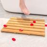 Buy cheap High Temperature Tolerance Bamboo Bath Mat , Wooden Bathroom Mat 22x15 Inches from wholesalers
