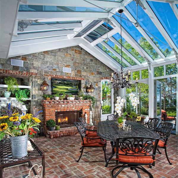 Buy cheap Laminated Tempered Floating Glass Sunroom Easy Clean Energy Saving Glass Gazebo Sunroom Aluminum Frame Impact Resistant from wholesalers