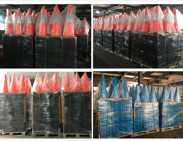 PE Plastic Road Cone Orange High Visible Highway Traffic Cones