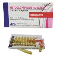 Buy cheap Metoclopramide Injection 10mg/2ml 10's/box, the drug relief of symptoms product