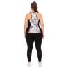 Buy cheap Nylon Plus Size Crop Top And Leggings Printed Quick Drying Yoga Set clothes from wholesalers