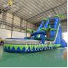 Buy cheap Home Blue Large Inflatable Pool Slide 0.55mm Thick Vinyl Tarpaulin Mateiral from wholesalers