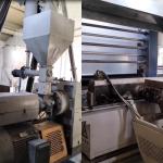 Used 60-2000tex Plastic Extruding Flat Film Stretching Machine 1.5M