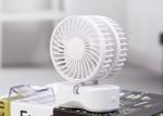 Double Fan Small Battery Operated Fan Mini Summer Cooler Low Noise Portable