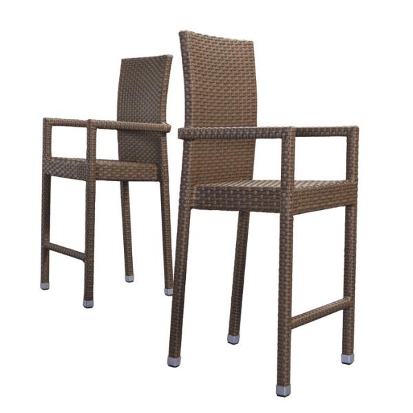Buy cheap Espresso Rope Outdoor Bar Chairs from wholesalers