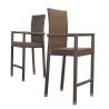 Buy cheap Espresso Rope Outdoor Bar Chairs from wholesalers