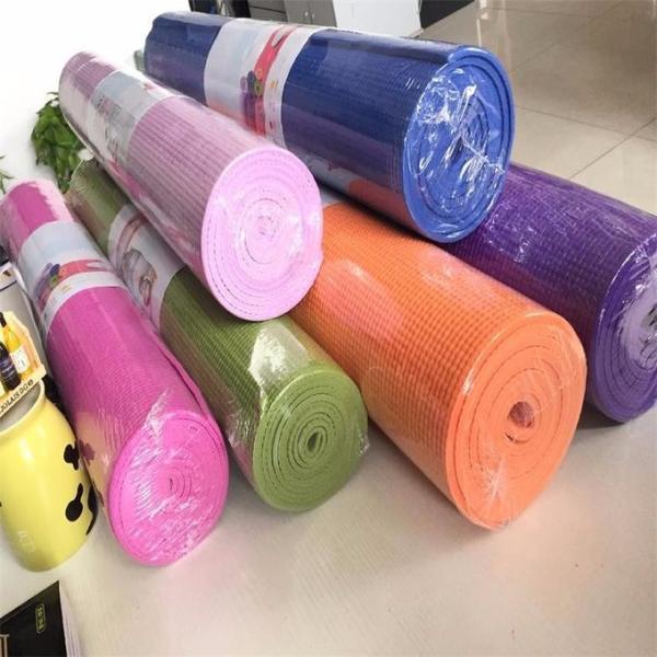 Buy cheap PVC Organic Yoga Mat Eco - Friendly Thickness 3mm 4mm 5mm 6mm 8mm from wholesalers