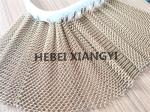 6mm Wire Mesh Curtains Decoration Light Weight Flexible Aluminum Chain Link Coil