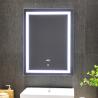 Buy cheap Smart Touch Sensor Anti-fog Led Mirror For Hotel Bathroom With Silver Lenses Material from wholesalers