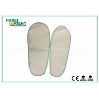 Buy cheap Non Woven Man / Ladies Bathroom Slippers , White Hotel Style Slippers CE product