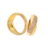 Buy cheap Glaring Group Sets OEM ODM Engraved Wedding Bands For Couples from wholesalers