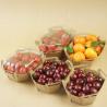 Buy cheap Recyclable 350gsm Kraft Paper Fruit Tray With PET Lid from wholesalers