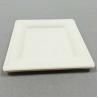Buy cheap Elegant Sugarcane Square Plate-6 inch/8inch/10 inch,100% natural plant fiber product，quality compostable bagasse plate from wholesalers