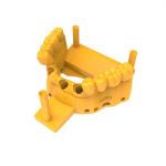 ASTM D638 ASTM D790 Dental 3d Printing Yellow Resin Photosensitive Resin