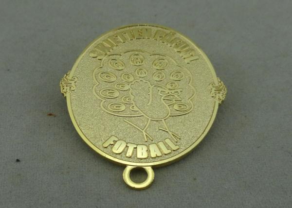 Buy cheap Football Die Cast Medals Honor Custom Sports Medals With Erosion from wholesalers