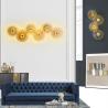 Buy cheap Modern Glass led wall lamp simple Lotus leaf shape creative lounge light (WH-OR-38) from wholesalers