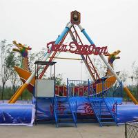 Buy cheap Theme Park Pirate Ship Ride , Pirate Ship Boat Ride With Dragon Decoration product