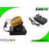 Buy cheap PC Recharegable LED Tunnel Light Cap Lamp 2.2Ah Lithium Ion Battery 4500lux from wholesalers