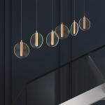 Scandinavian LED Long Line Acrylic Dining Room Creative Living Room Staircase