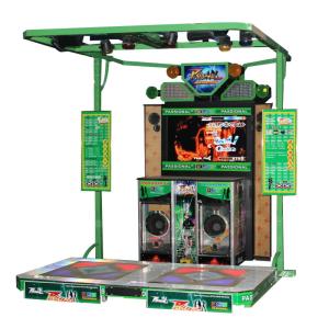 China Indoor arcade game machine coin operated dancing game machine on sale
