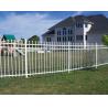 Buy cheap Ornamental Black Custom Wrought Iron Fence Decorative Metal from wholesalers