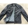 Buy cheap Navy Mens PU Jacket With Suede Detail , Faux Leather Biker Jacket TW73204 from wholesalers