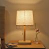 Buy cheap Modern Wood Linen Bedside Minimalist Table Lamp wooden standing lamp(WH-MTB-27) from wholesalers