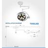Buy cheap CE Ceiling Small Surgery LED Shadowless Surgery Lamp 700 LED from wholesalers