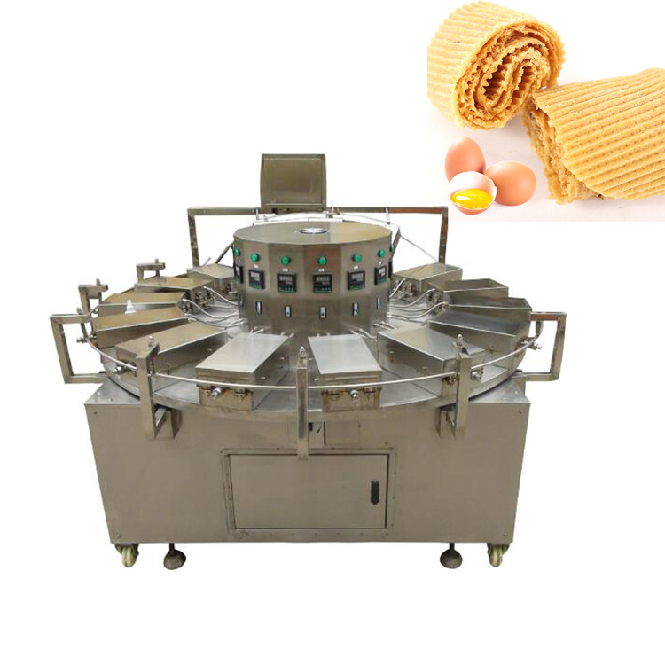 Beverage Factory Gas Heating Automatic Waffle Cone Making Machine